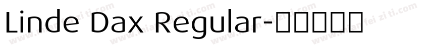 Linde Dax Regular字体转换